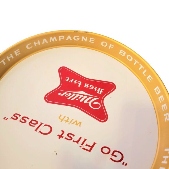 Miller High Life Vintage 50s Beer Serving Tray Breweriana Collectible Home Decor - Picture 14 of 14